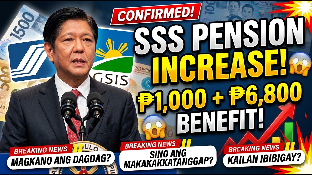 🚨 CONFIRMED! ₱1,000 SSS & GSIS Pension Increase + ₱6,800 Benefit Before May 20!