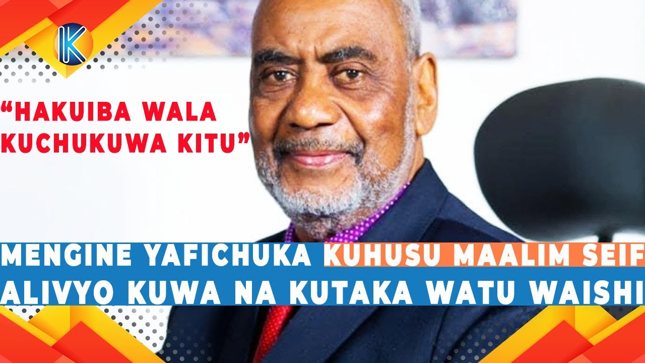 MENGINE YAFICHUKA KUHUSU MAALIM SEIF ALIVYO KUWA NA KUTAKA WATU WAISHI