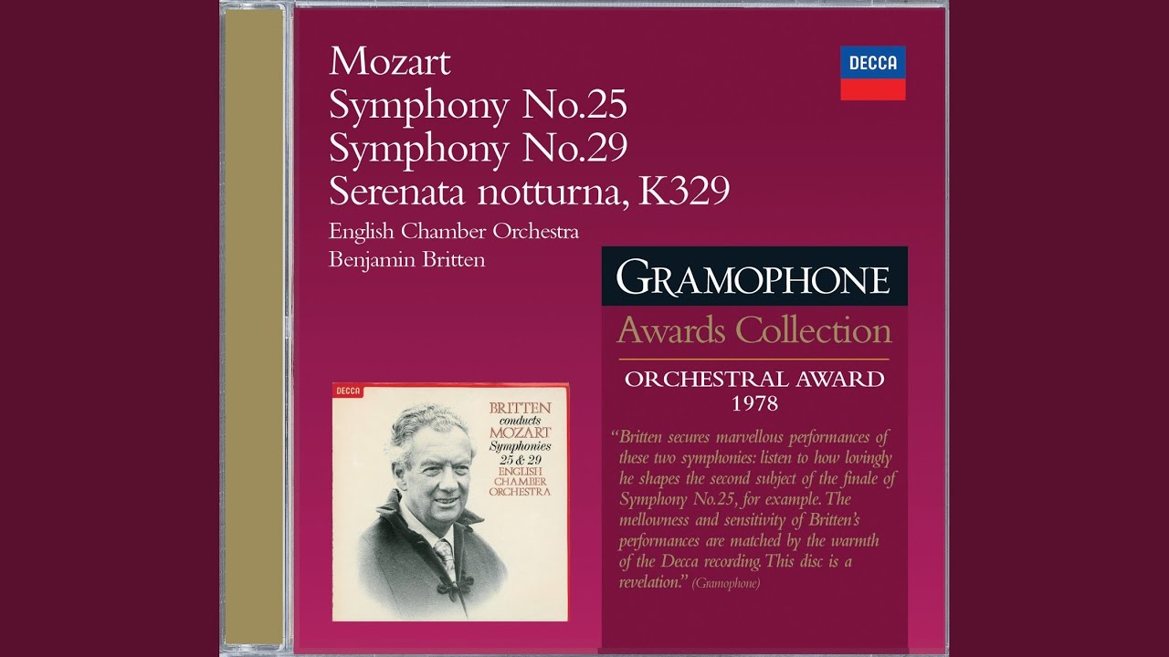 Mozart: Symphony No. 25 in G Minor, K. 183: I. Allegro con brio