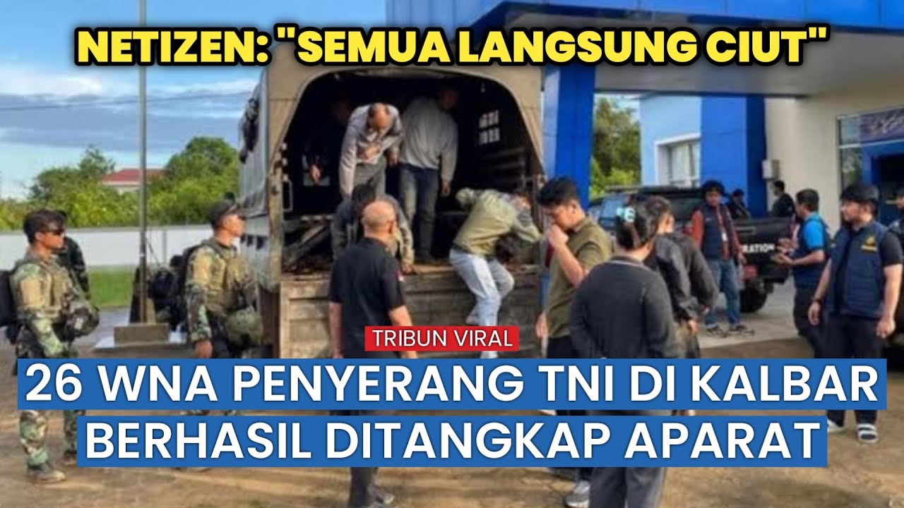 Inilah Tampang 26 WN China Diamankan Usai Penyerangan Prajurit TNI di Tambang Emas Ketapang