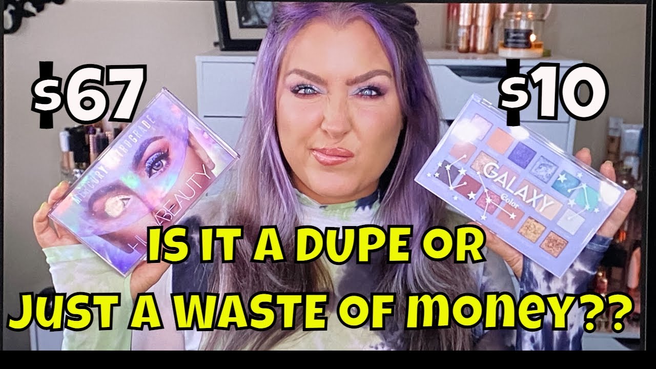 CColor Cosmetics Galaxy Palette vs Huda Beauty Mercury Retrograde | Is it a Dupe or just a Waste