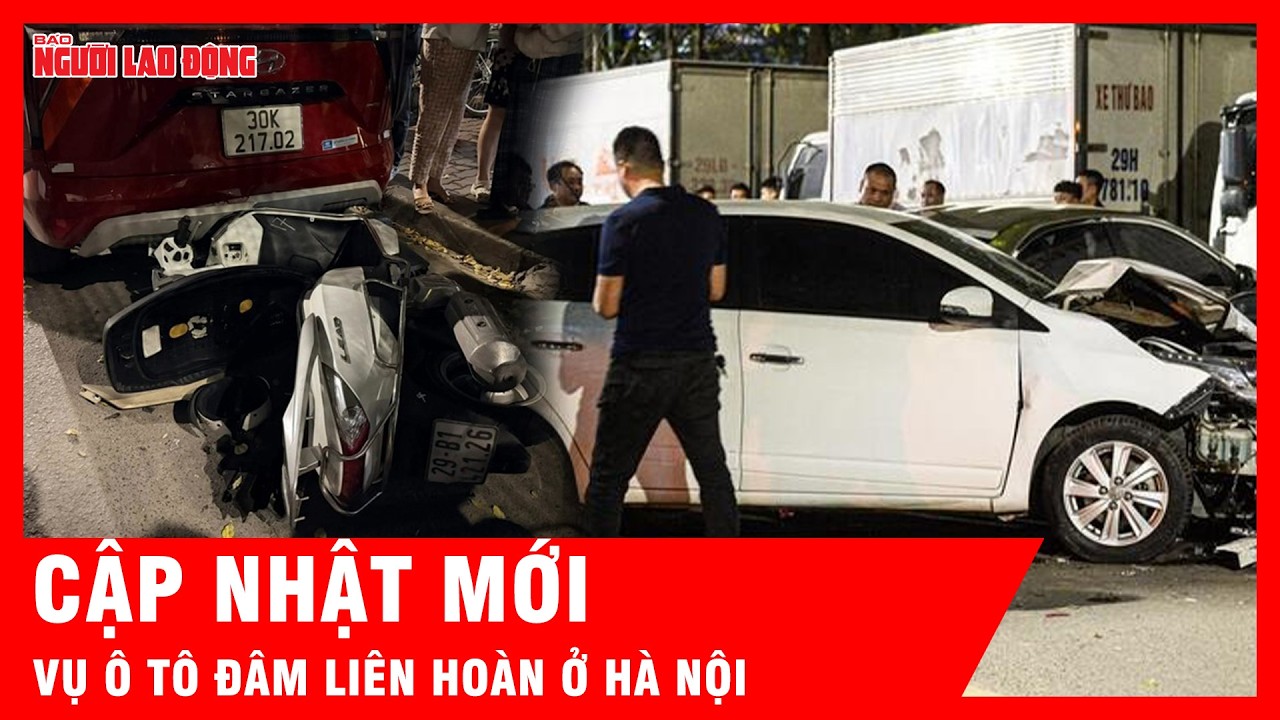 Đêm kinh hoàng trên phố Nguyễn Chánh, ô tô “điên” đâm liên hoàn khiến 1 người tử vong | Tin tức
