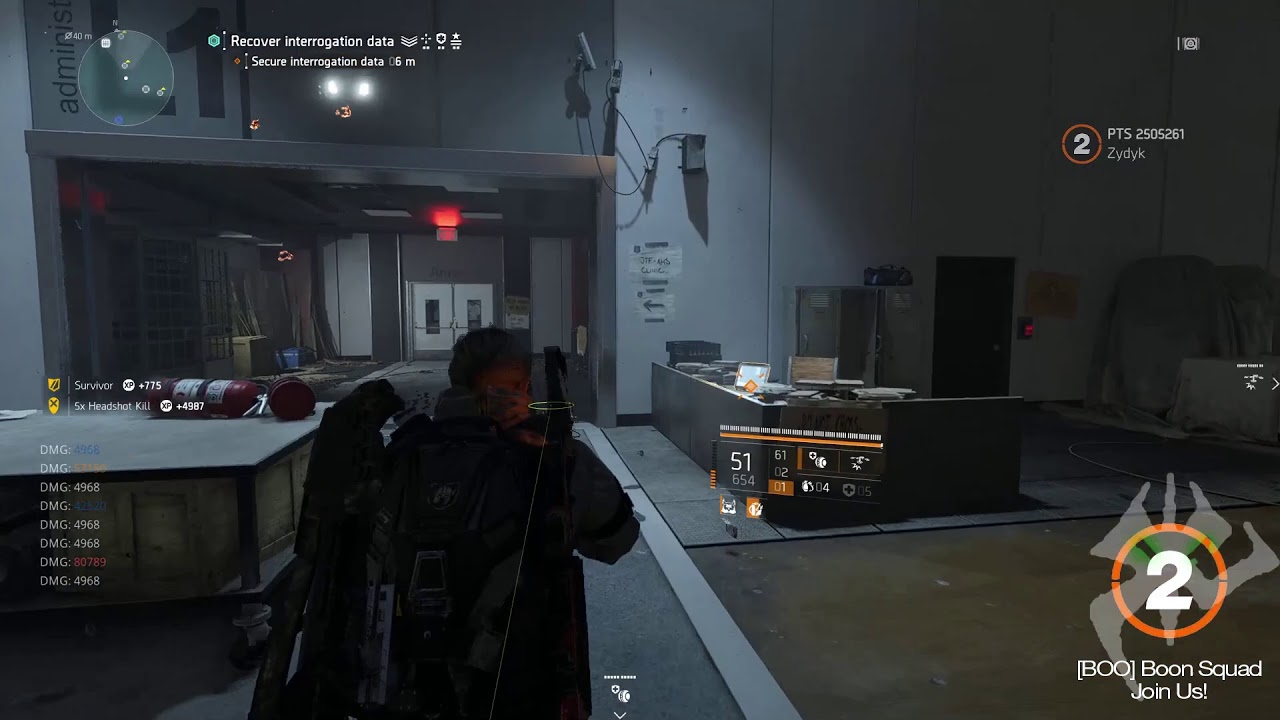Division 2 PTS TU6 -  American History Museum Target Loot Gila Farm / Building PvP Build