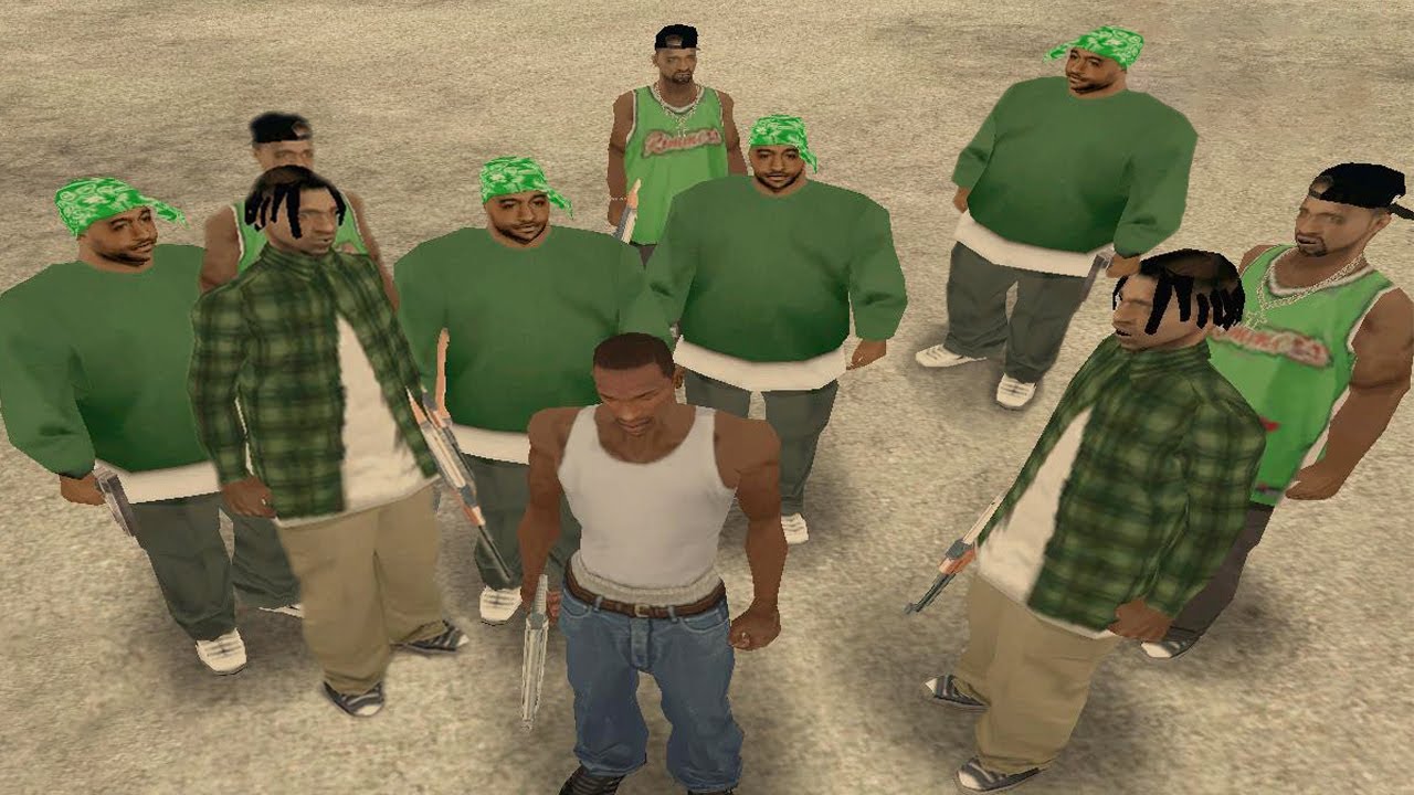 Как собрать банду в GTA San Andreas &mdash; (Чит на банду)
