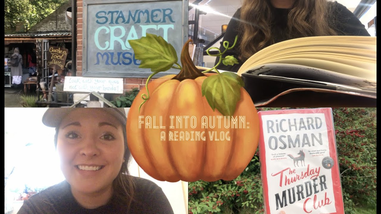 FALL INTO AUTUMN READATHON🍂🕯/ Reading The Thursday Murder Club & Black Hole / A Weekend Reading Vlog