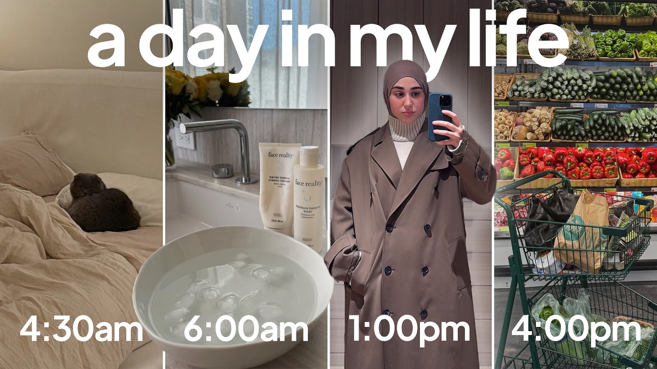 a day in my life living in nyc - daily habits, training, and last couple days of ramadan