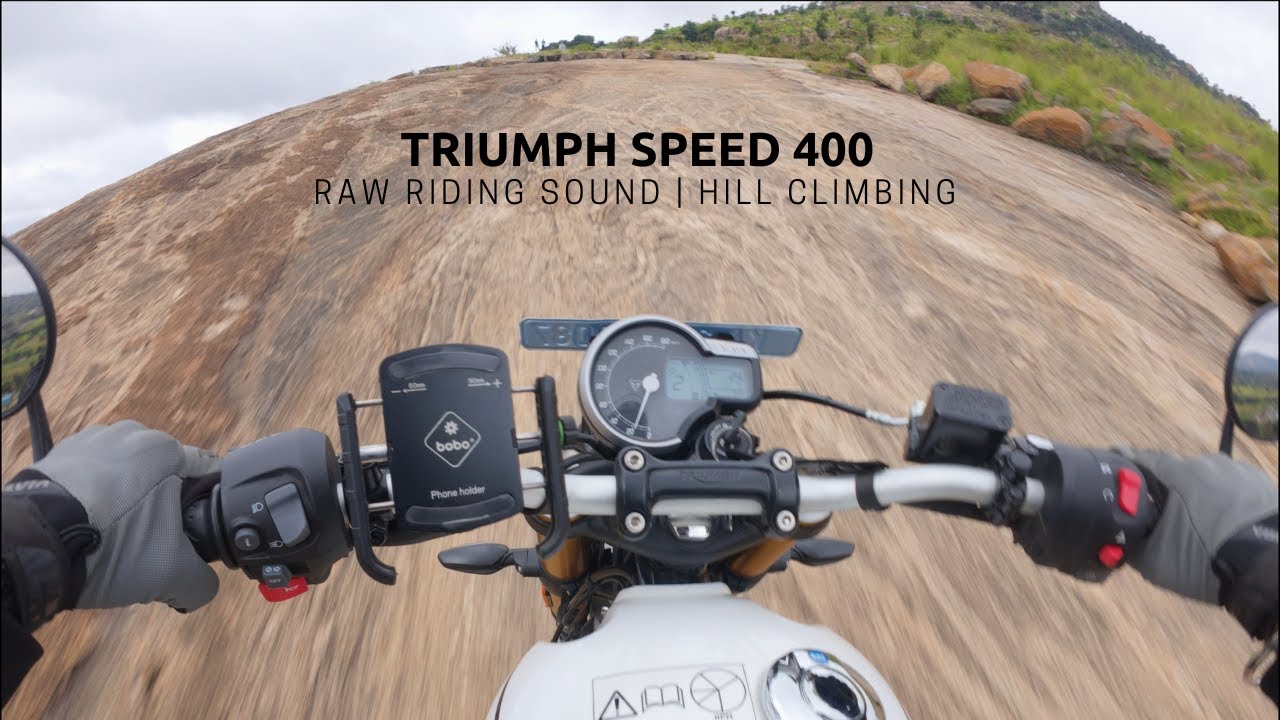 Triumph Speed 400 Pure Riding Sound | Hill Climbing | Offroad | 4K