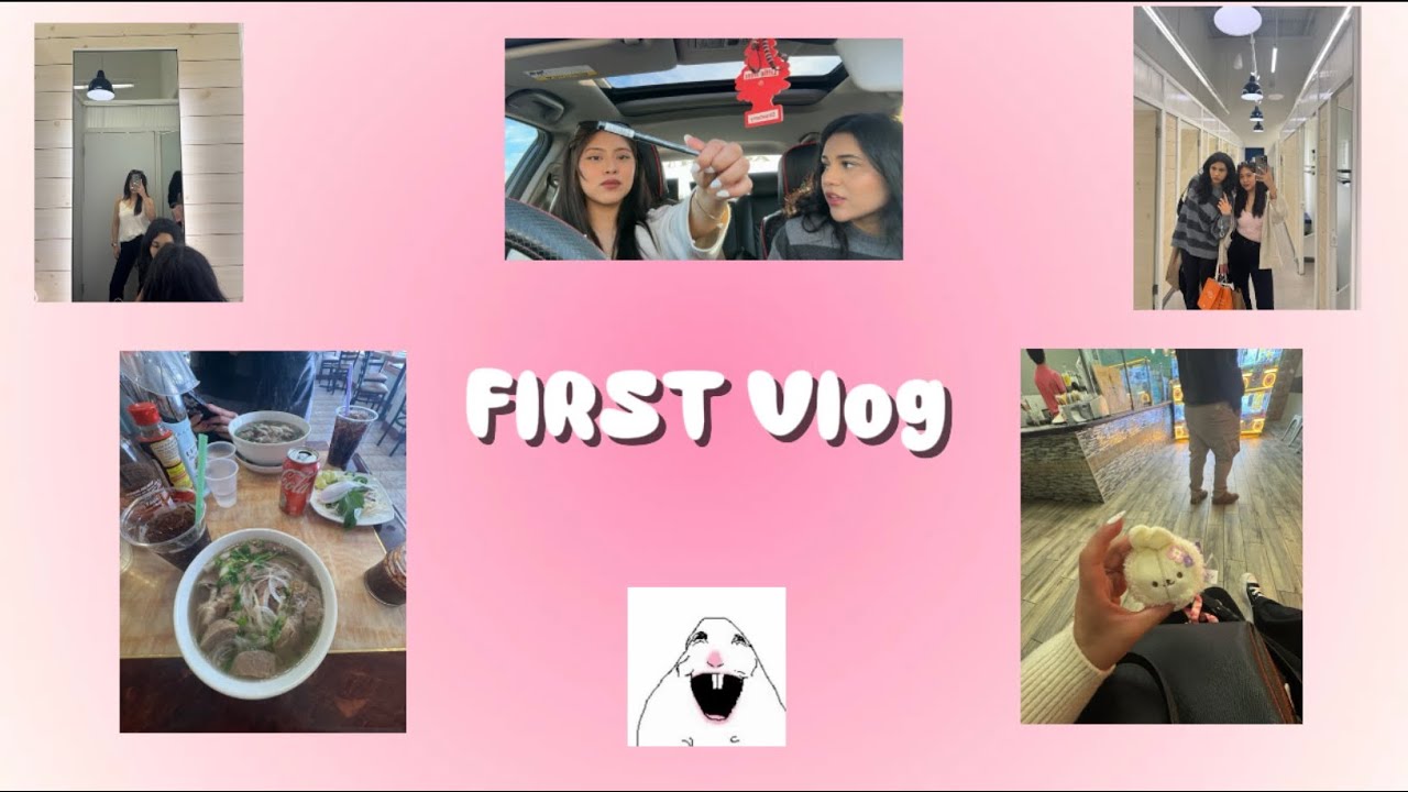 FIRST Vlog// shopping haul+ pho+ a LOT of yapping ft bff