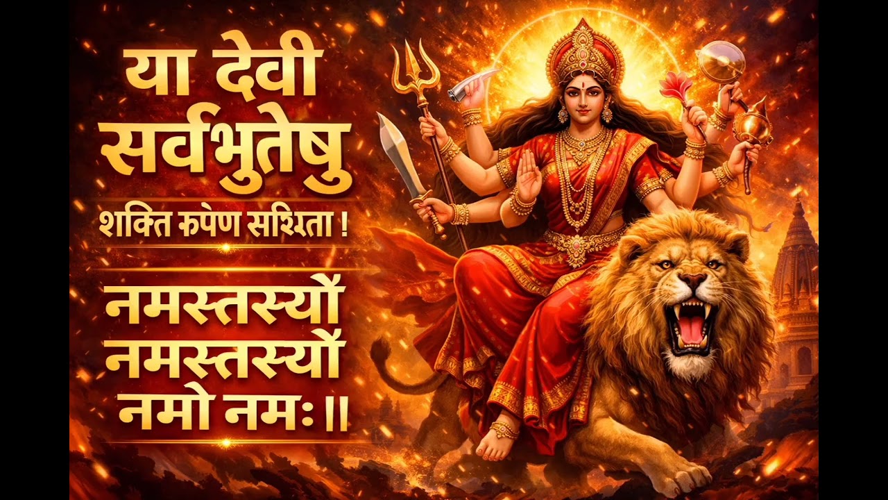 Ya Devi Sarva Bhuteshu | Powerful Devi Mantra | Mata Rani Bhajan | Divine Energy