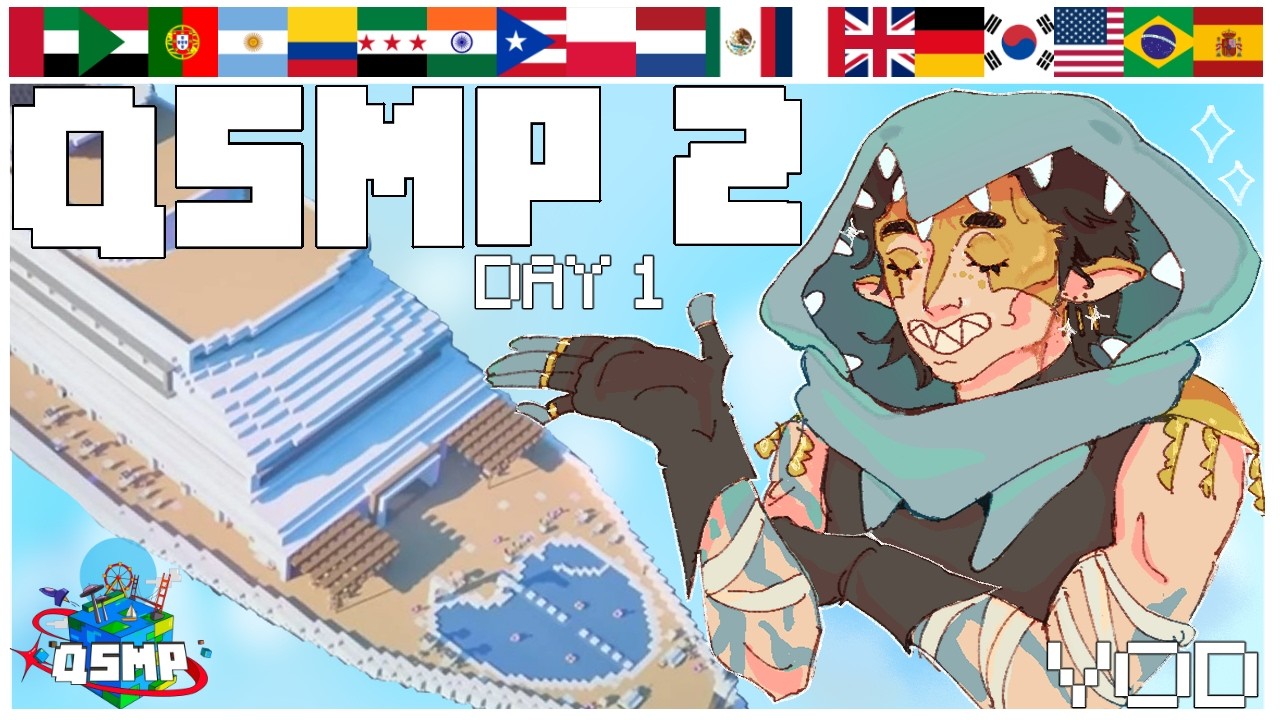 QSMP 2, DAY 1: FIRST DAY AHHHH🚀 - Foolish VOD
