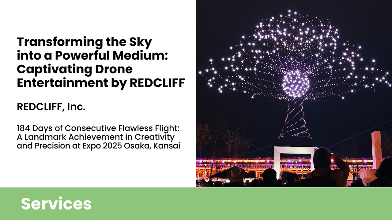 Transforming the Sky into a Powerful Medium: Captivating Drone Entertainment by REDCLIFF