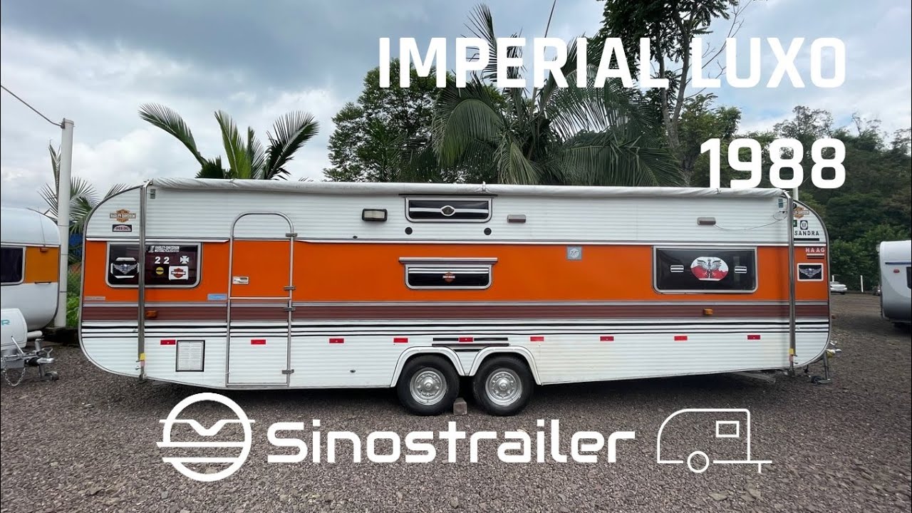 VENDE-SE #004 TRAILER TURISCAR IMPERIAL LUXO 1988 - POR R$ 170.000,00