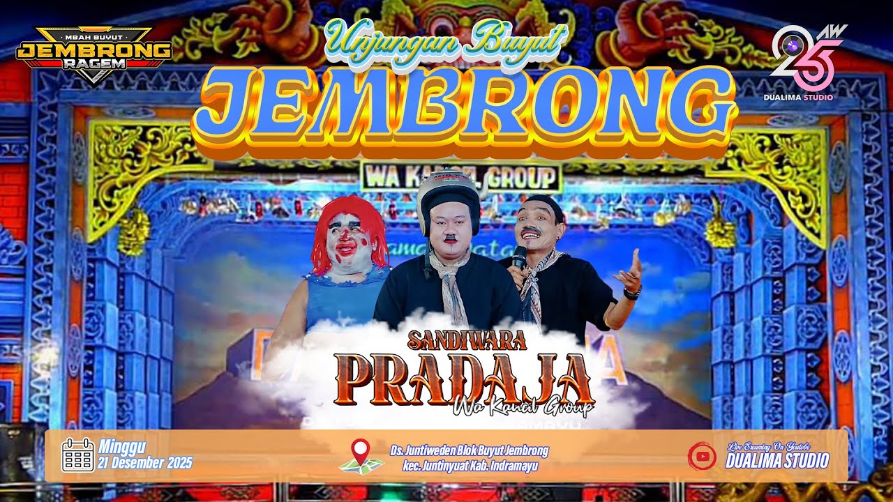 🔴LIVE SANDIWARA PRABU DANAN JAYA MBAH BUYUT JEMBRONG TAHUN 2025 JUNTIWEDEN, MINGGU 21 DESEMBER 2025