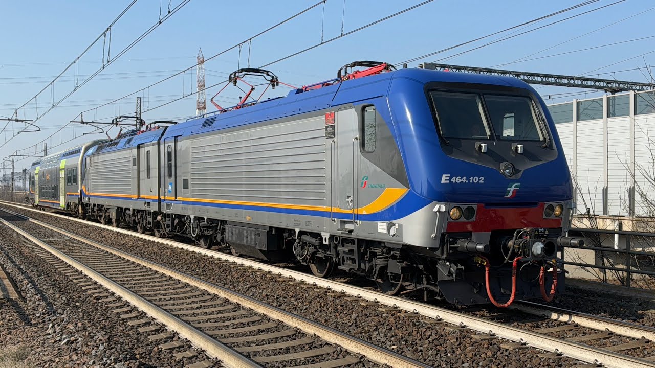 TRENI MERCI, PASSEGGERI E altro in transito a Anzola Emilia!