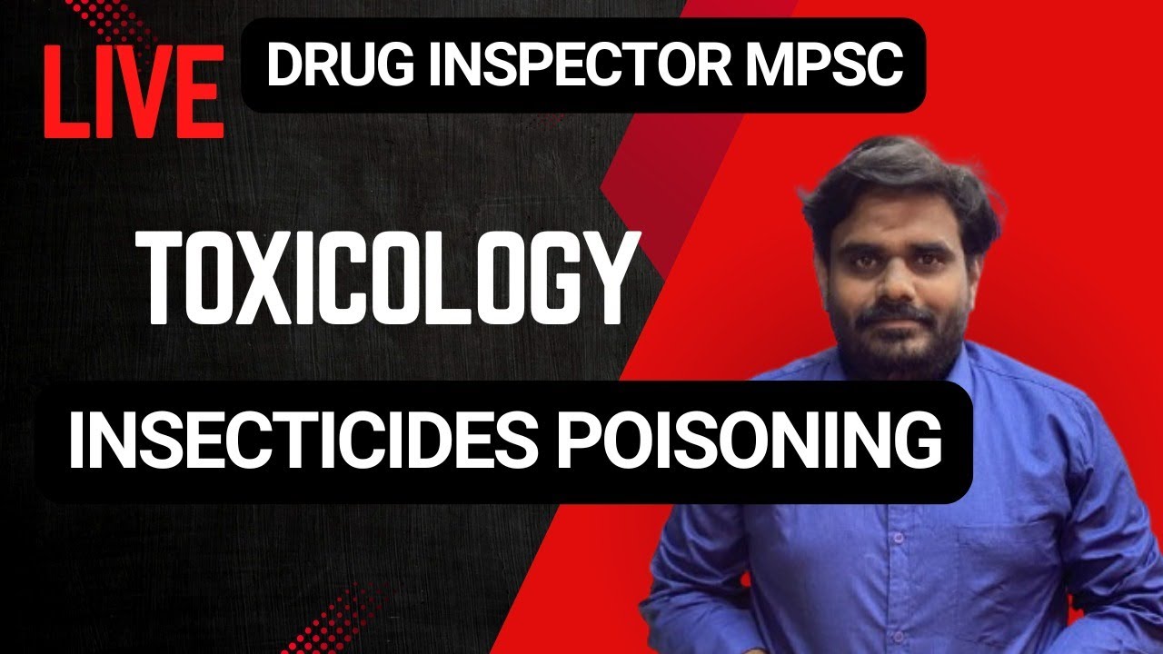 insecticide poisoning  #toxicology #druginspectorclasses