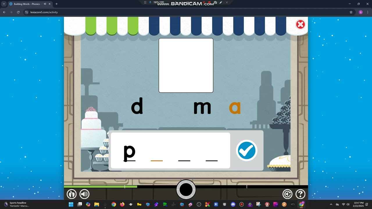 Level 6, Building Words (read desc)