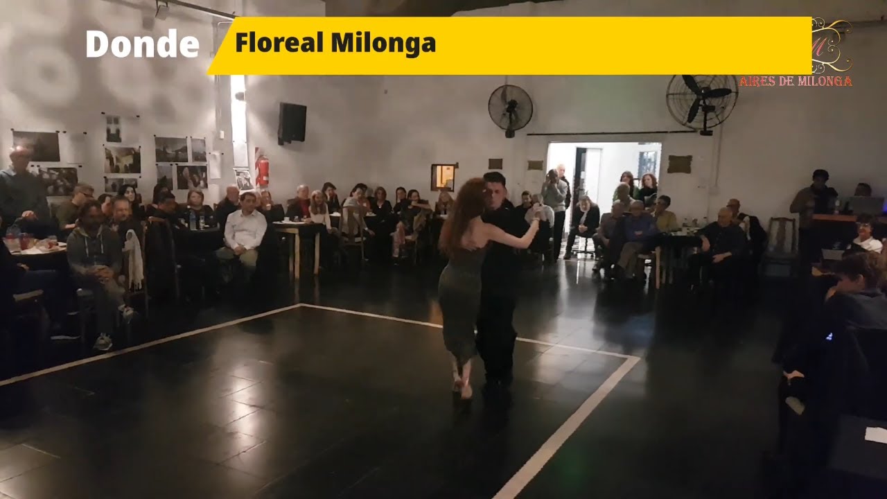 Tango Dance, Erik Desarmes, Nadia Aguilar, Floreal milonga, Buenos Aires. 16_6_23