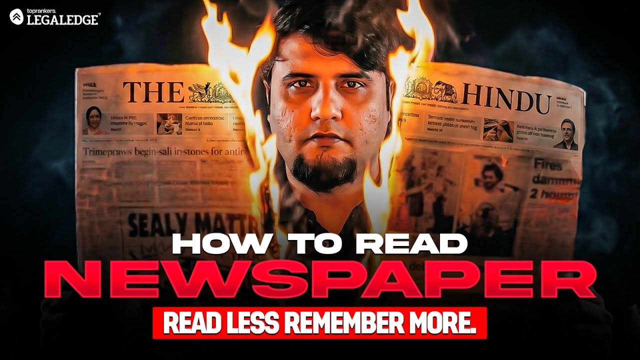 How to read newspaper For CLAT | Mayur Sir | LegalEdge