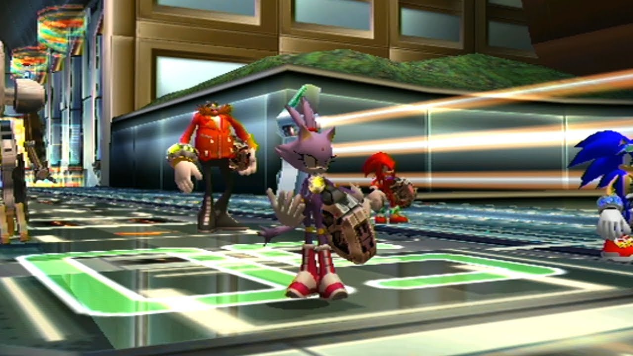 Sonic Riders Zero Gravity; World Grand Prix - Heroes Cup w/ Blaze