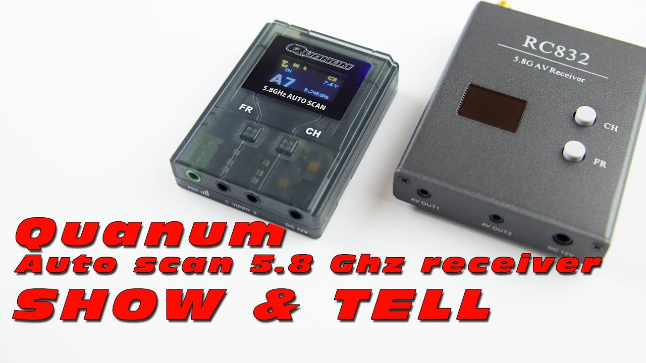 Quanum Auto Scan 5.8Ghz FPV Receiver - Show & Tell :)