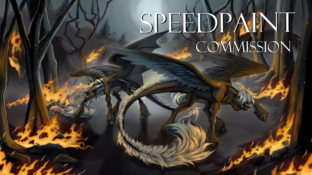 Fight  || Commission for @hidzech || MLP Speedpaint [ Mrs. LunaShadow