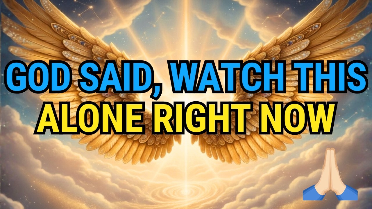 Chosen One, God Said: See This Alone Right Now
