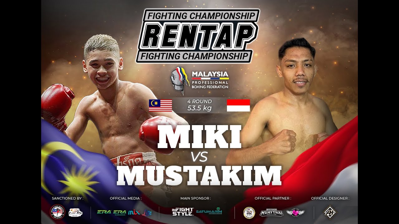 RFC5 [CO-MAIN EVENT PRO BOXING] MIKI GHAZALI VS MUSTAKIM - PRO INTERNATIONAL FIGHT NIGHT
