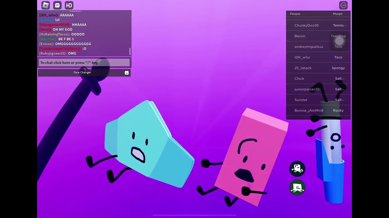 THE BFB 3D RP EVENT BUT I SAY WOAH EVERY SINGLE MINUTE