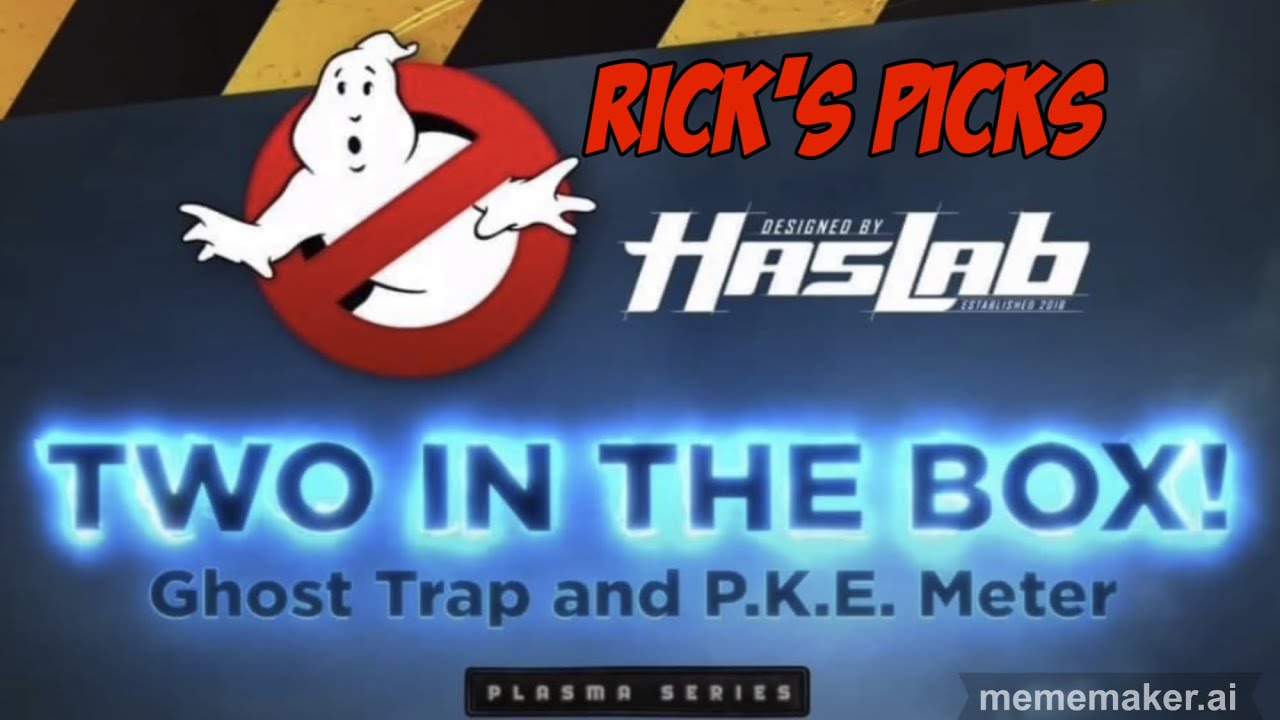 Ghostbusters plasma series Haslab Ghost Trap and P.K.E meter crowdfunded project
