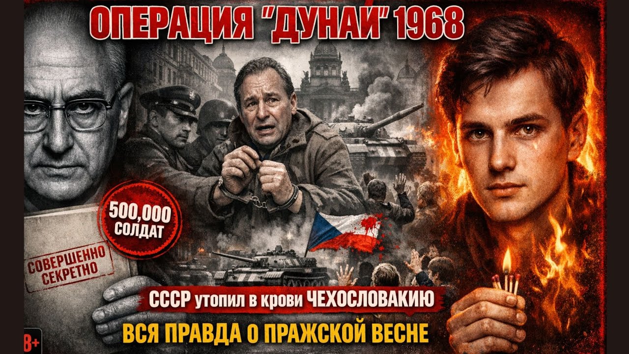 КГБ УНИЧТОЖИЛ ПРАЖСКУЮ ВЕСНУ: скрытая роль КГБ и спецподразделений в оккупации Чехословакии.