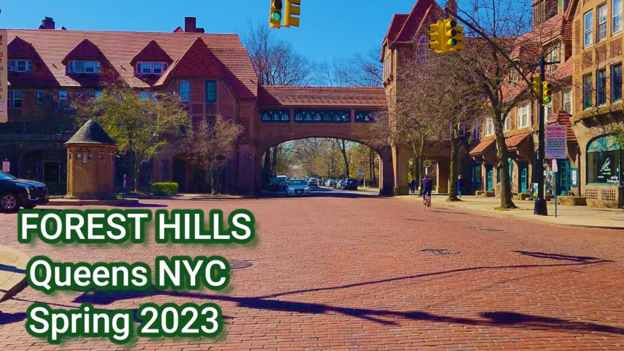 Walking FOREST HILLS in Queens NYC