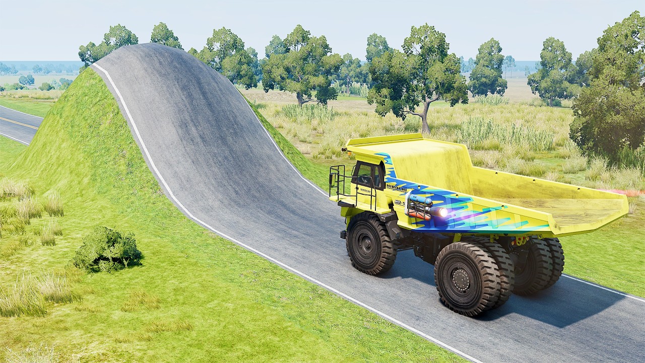 Mobil vs Bumps #23 - BeamNG Drive