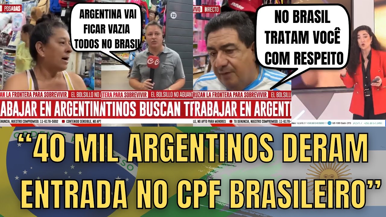 Tv Argentina: 150 Mil Argentinos Foram Para O Brasil, Estamos Falindo Como País 