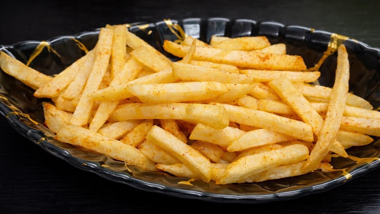 క్రిస్పీ క్రిస్పీ పొటాటో ఫ్రెంచ్ ఫ్రైస్ 😍 how to prepare french fries