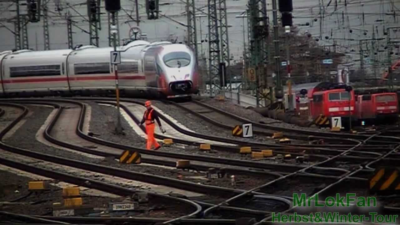 Regen,Sturm und mehr - Bahnverkehr von Braunschweig bis Frankfurt