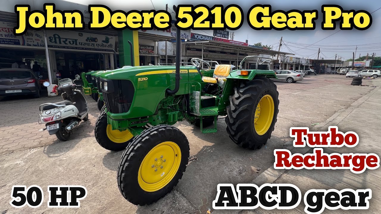 John Deere 5210 Gear Pro ABCD 2024 | New Model | टर्बो रिचार्ज इंजन के साथ 👈| Full Review 👍