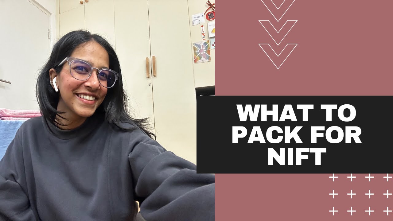 What to Pack for NIFT | Misha Francis