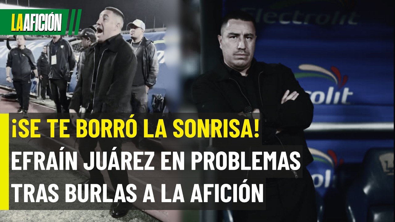 Efra&iacute;n Ju&aacute;rez explota y la FMF lo castiga con multa