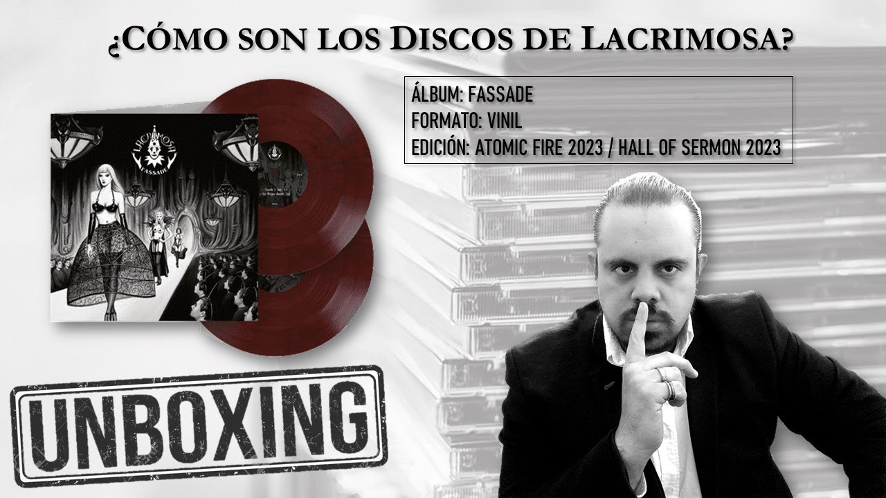 UNBOXING LACRIMOSA FASSADE (VINILO) / ¿CÓMO SON LOS DISCOS DE LACRIMOSA?