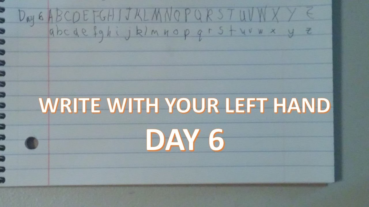 Learn to Write with your Left Hand | DAY 6