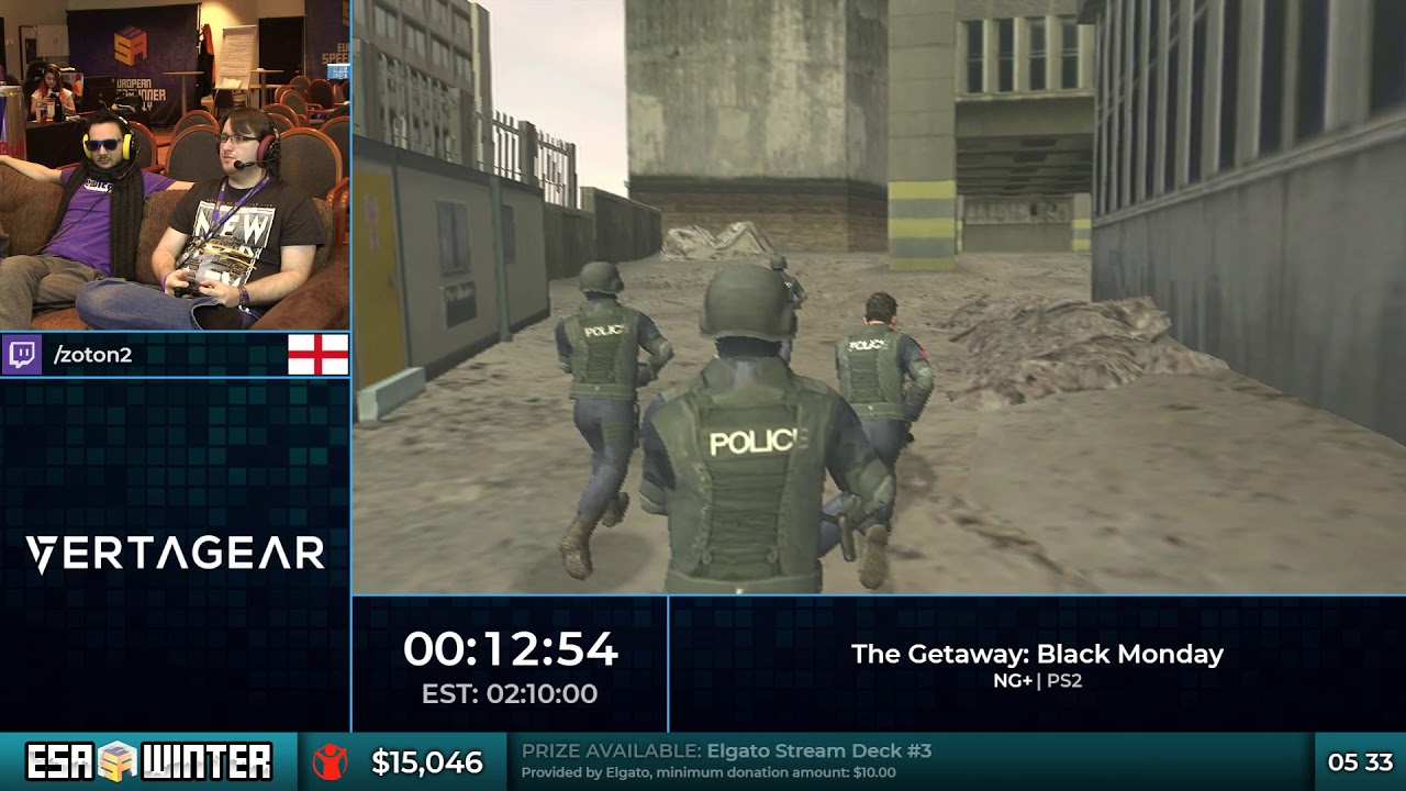 #ESAWinter18 Speedruns - The Getaway: Black Monday [NG+] by zoton2