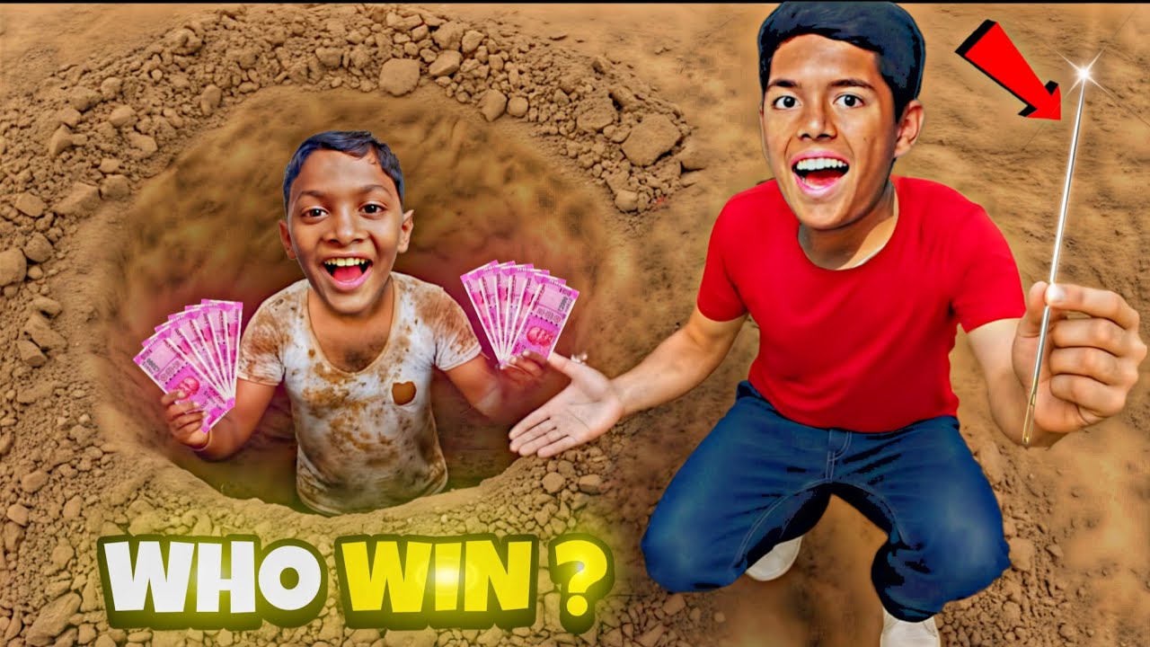 Dig The Treasure Hole Challenge 💰 | किसके गड्ढे में निकला खज़ाना? 😱 | Real Treasure Found