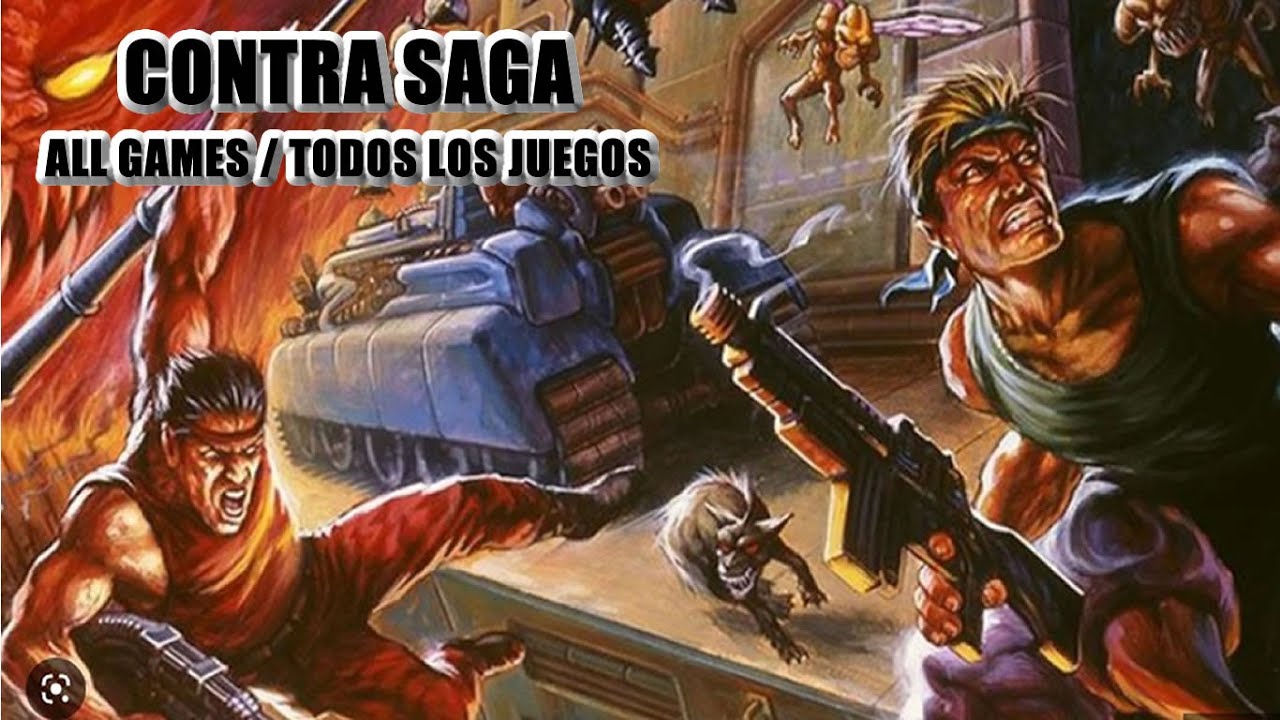 CONTRA SAGA- ALL GAMES / TODOS LOS JUEGOS