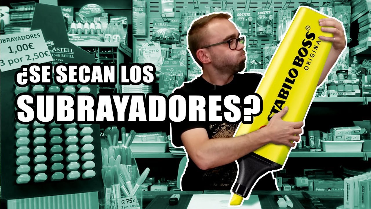 ¿VERDAD O MENTIRA? ¿SE SECAN LOS SUBRAYADORES?
