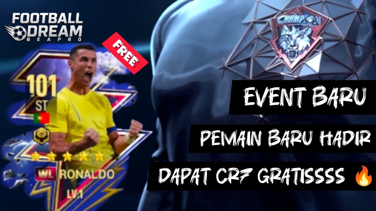 RONALDO OVR 100+ FREE CUY, GASSS LOGIN |FOOTBALL DREAM BE A PRO