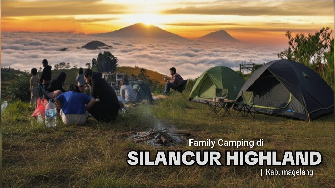 Lokasi Camping Baru di SILANCUR HIGHLAND, Magelang | Golden Sunrise dan Dikelilingi Kebun Sayur
