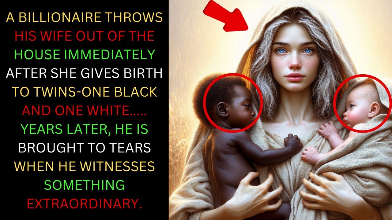 Millionaire's Shocking Discovery After His Wife Gives Birth to Twins—One White, One Black!