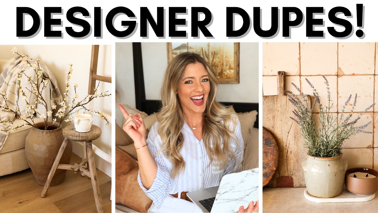HOME DECOR DUPES || HOME DECORATING TIPS & IDEAS || HIGH-END LOOK FOR LESS || SPRING DECOR