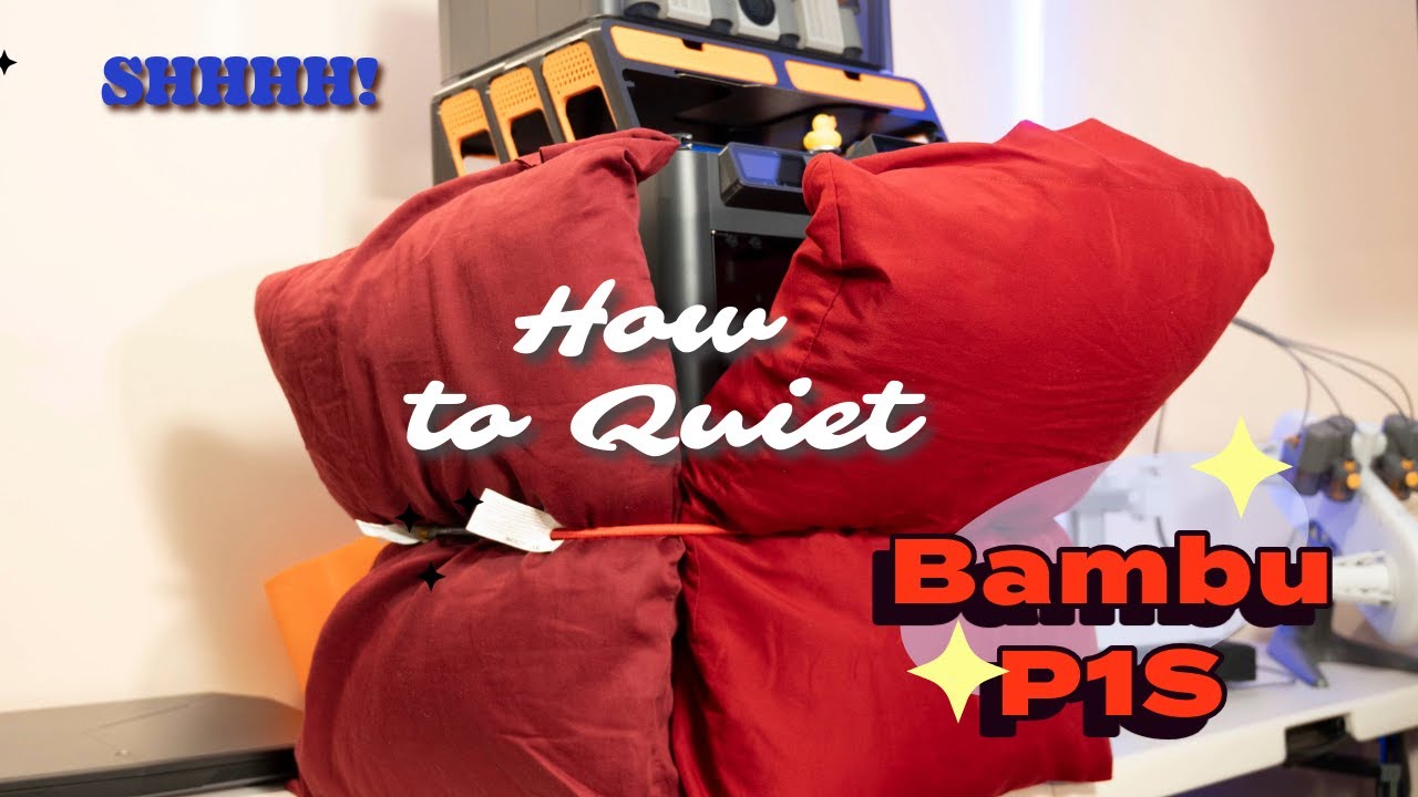 Как сделать 3D-принтер тише — Quiet Down the Bambu P1S