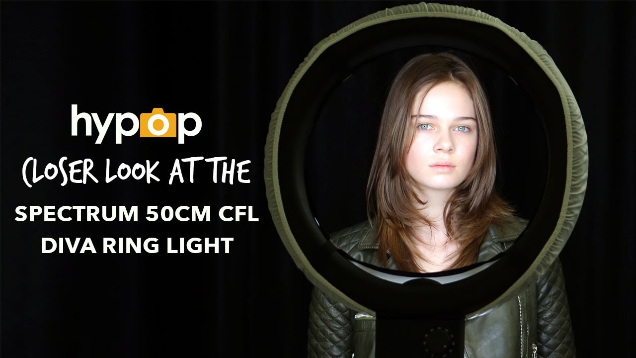 Closer look at the Spectrum 50cm Fluorescent Diva Ring Light